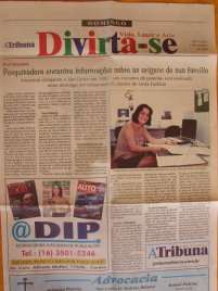 Ju Encontro Tinos jornal de Sao Carlos2007