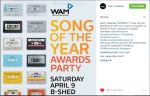 WAM Song of the year Instagram 1